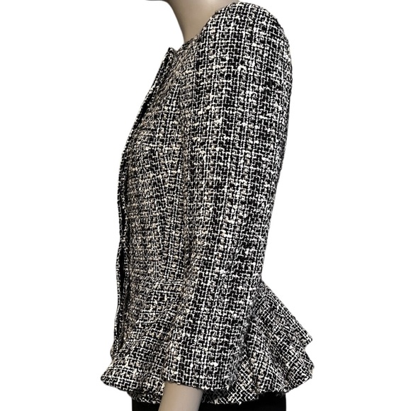 Alexander McQueen Tweed Peplum Blazer - Picture 5 of 14